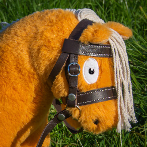 Crafty Ponies zadel & hoofdstel voor paardenknuffel