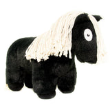 Crafty Ponies speelgoed knuffel paard Zwart