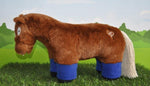 Crafty Ponies knuffelpaard blauwe bandages