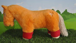 Crafty Ponies knuffelpaard rode bandages