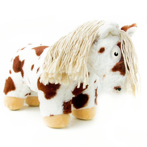 Crafty Pony paarden knuffel bruinbont