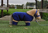 Crafty Ponies fleecedeken set blauw
