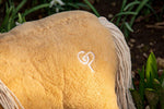 Crafty Pony palomino paardenknuffel logo