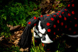 Crafty Ponies Knuffeldeken Set Zwart Rode Stip
