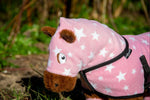 Crafty Ponies Knuffeldeken Set Roze Ster hoodie