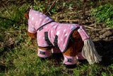 Crafty Ponies Knuffeldeken Set Roze Ster bruin met witte pony