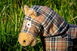 Crafty Ponies Knuffeldeken Set Geblokt hoodie