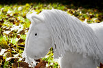 Crafty Pony paarden knuffel wit met witte manen